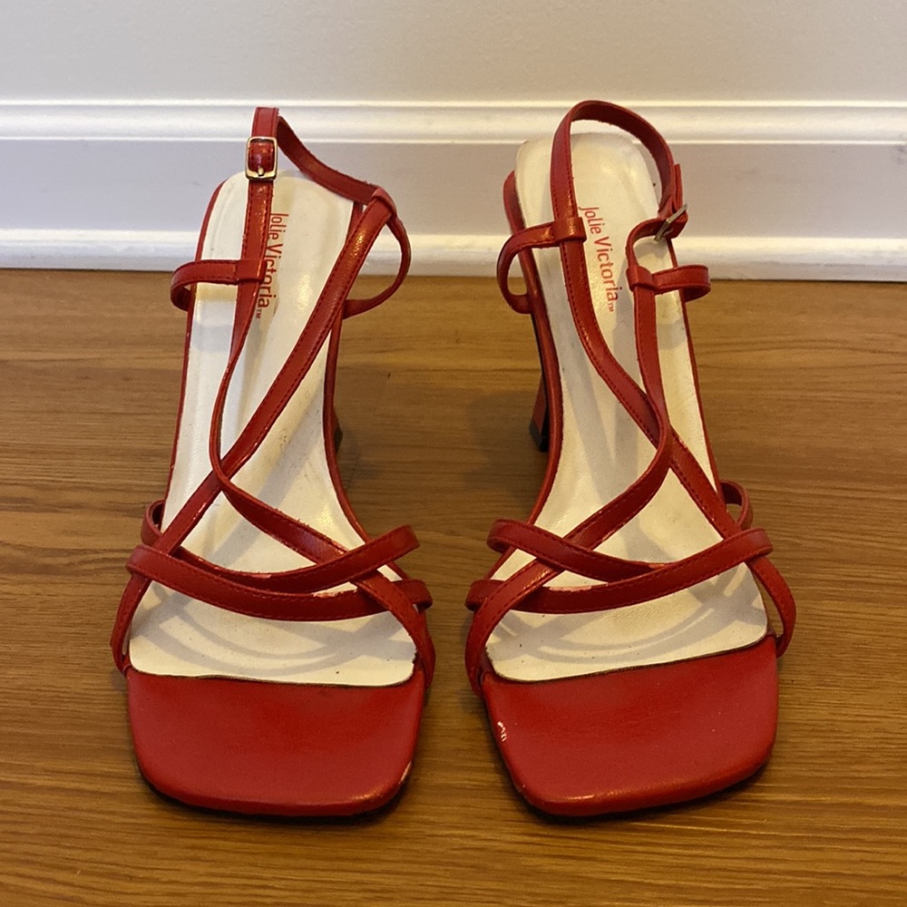 Square Toe Sandals, Strappy, 3” heel